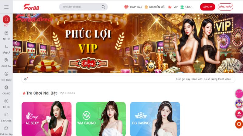 Đôi nét về nhà cái For88